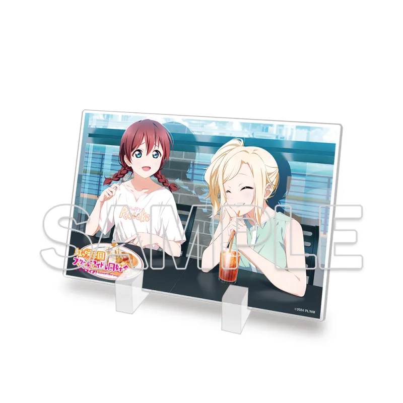 『ラブライブ！虹ヶ咲学園スクールアイドル同好会』ミニアクリルプレート 愛＆エマ