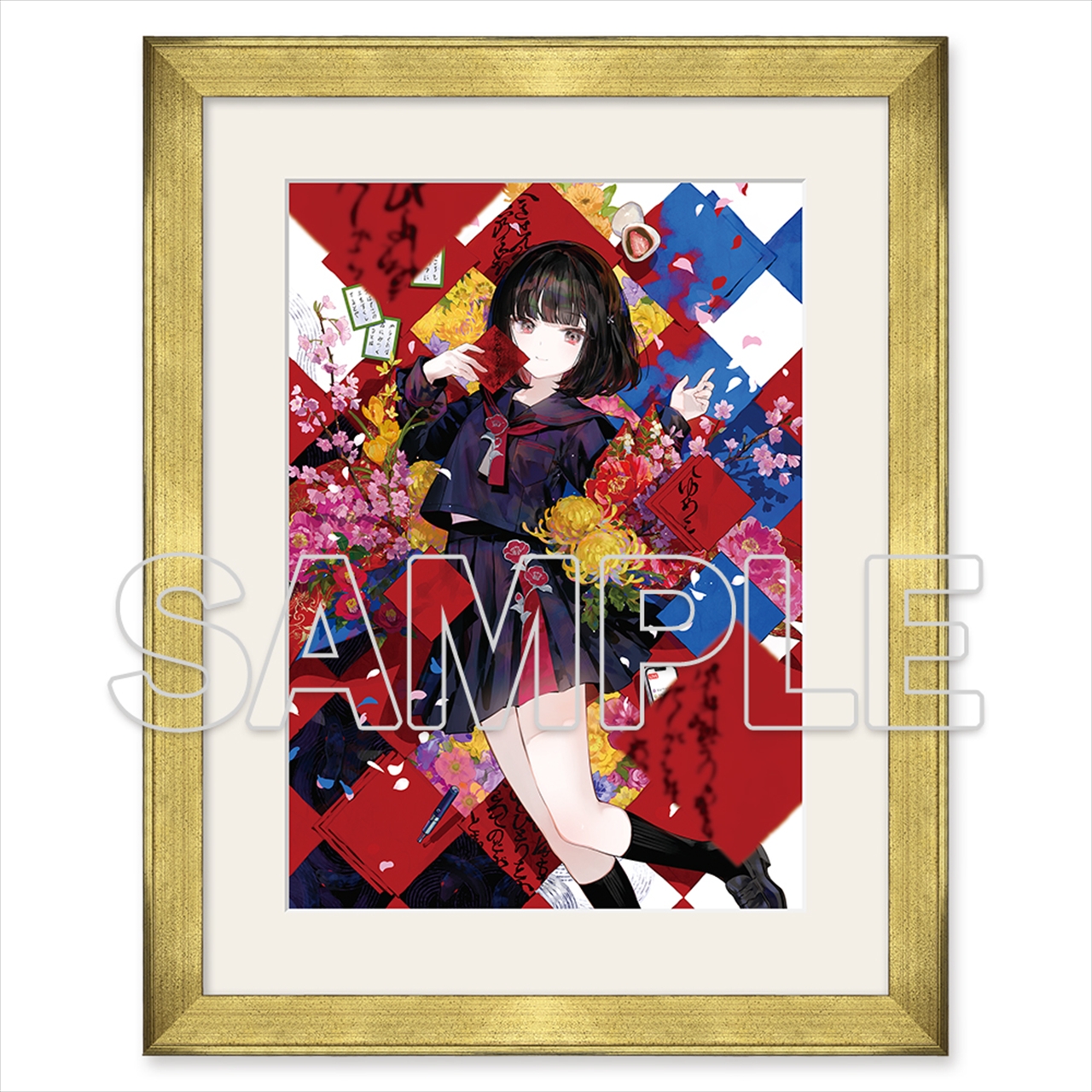 岩倉美津未&志摩聡介 Ani-Art aqua label F0号キャンバスボード ver.A