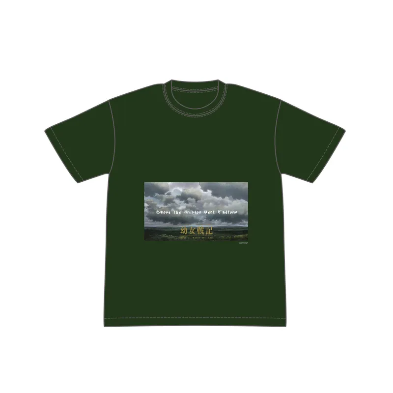 幼女戦記 BGこれくしょんTシャツ クルスコス陸軍航空隊試験工廠上空 XL