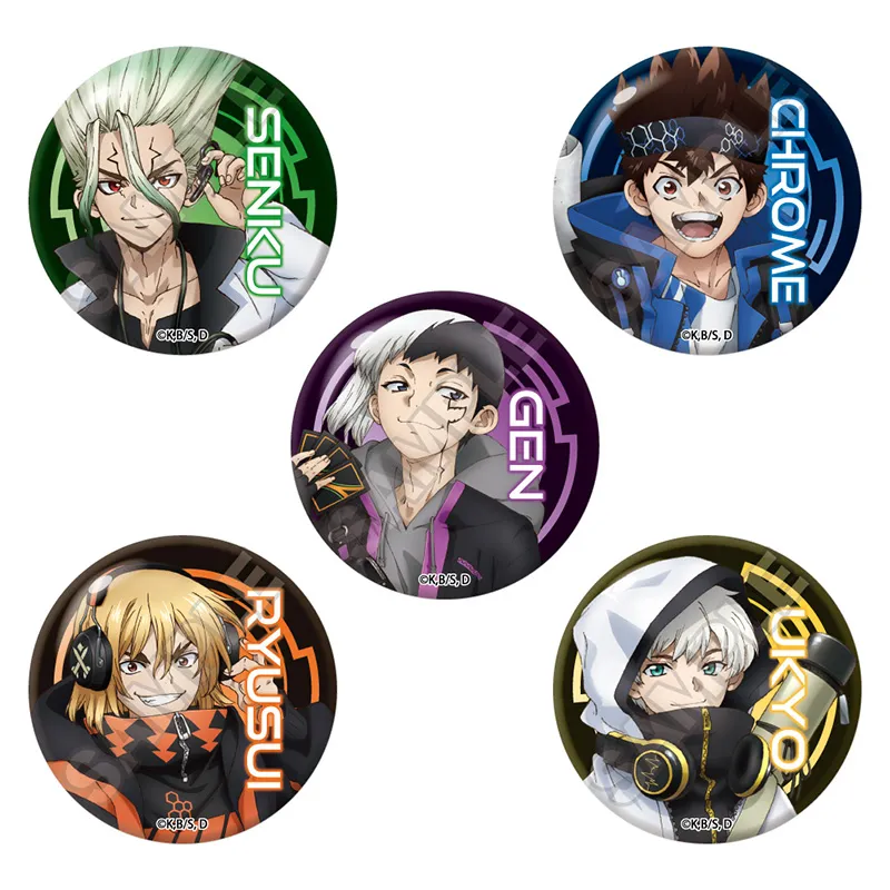 Dr.STONE サイバーパンク 缶バッジ ※1BOX=5入