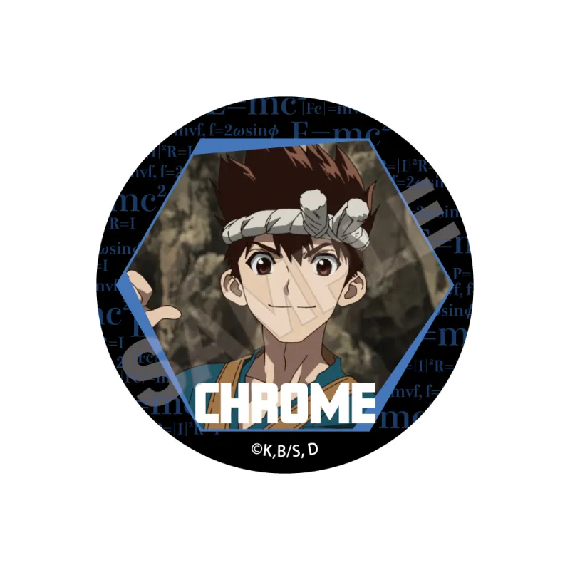 Dr.STONE NEW WORLD 缶バッジ クロム