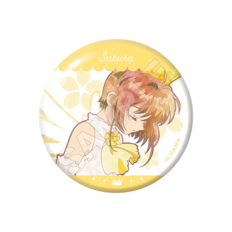 カードキャプターさくら Jewel Flash 缶バッジ 木之本 桜 A