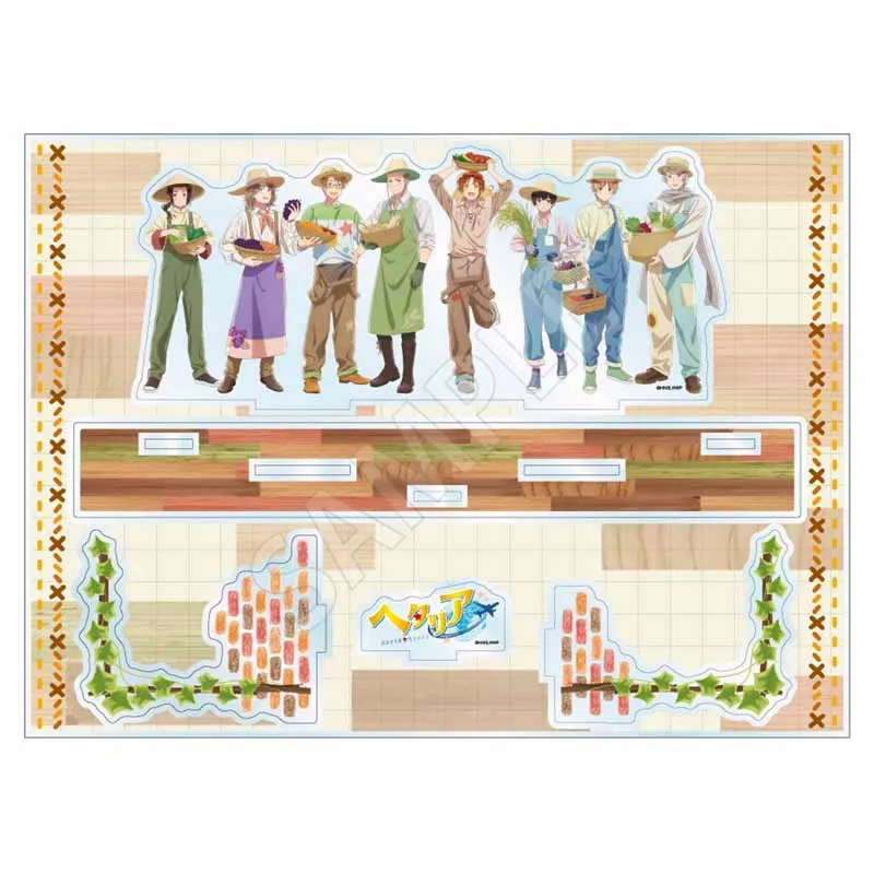 アニメ「ヘタリア World★Stars」 収穫祭 アクリルスタンドジオラマ