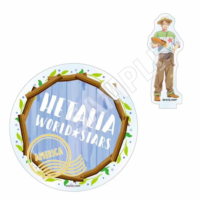 アニメ「ヘタリア World★Stars」 収穫祭 アクリルスタンドコースター アメリカ