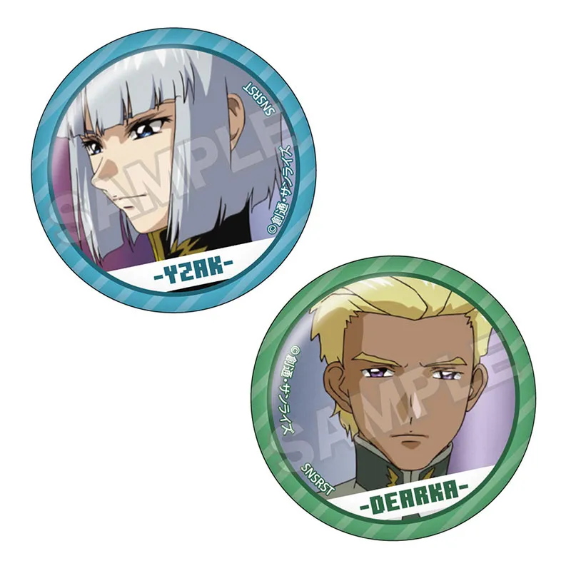 機動戦士ガンダムSEED DESTINY 場面写 ペア缶バッジ イザーク・ジュール&ディアッカ・エルスマン