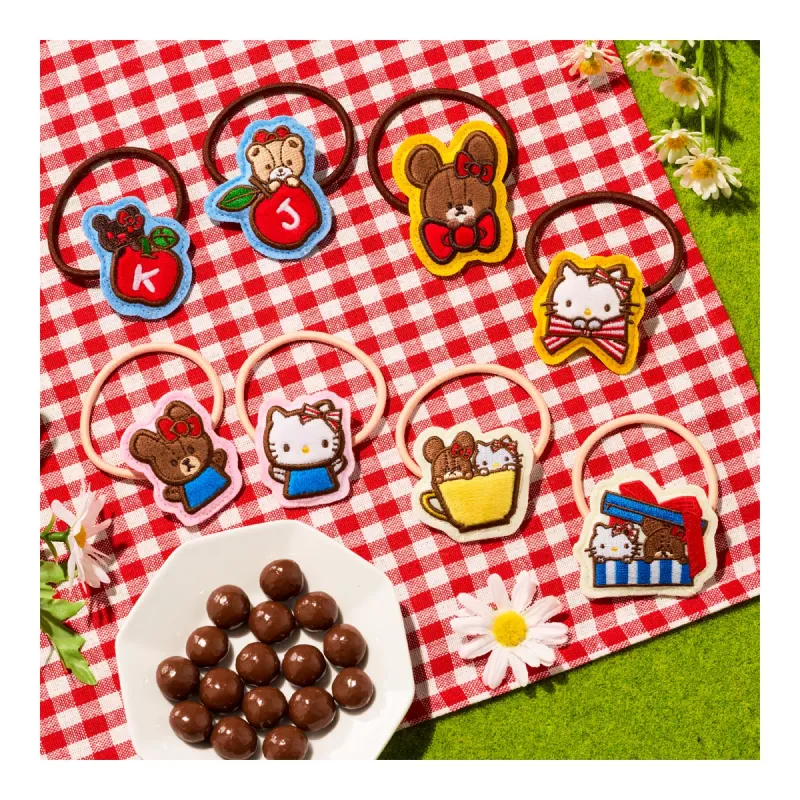 くまのがっこう×ハローキティ ぬいゴム＆チョコボーロ