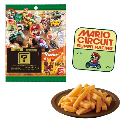 マリオカート ワールド ステッカーつきポテトスティック BBQ味