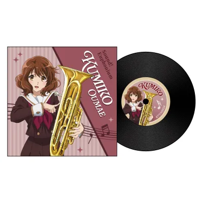 最終楽章 響け！ユーフォニアム レコード風コースター / 黄前久美子