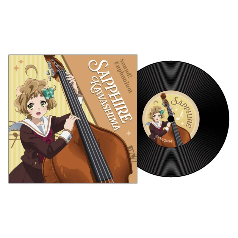 最終楽章 響け！ユーフォニアム レコード風コースター / 川島緑輝