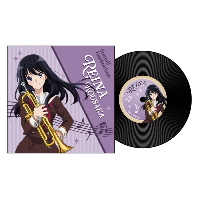 最終楽章 響け!ユーフォニアム レコード風コースター / 高坂麗奈