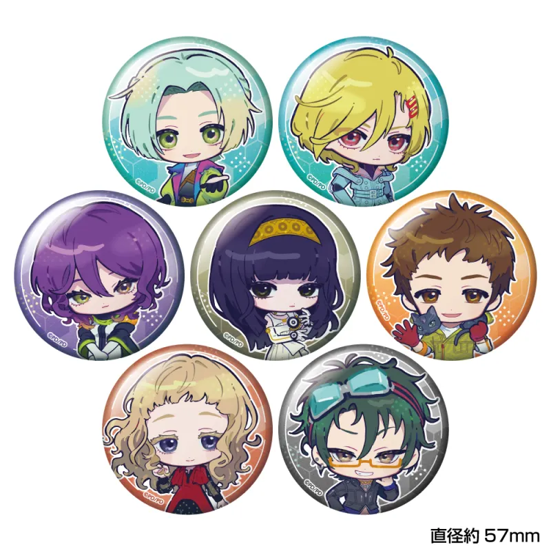 グノーシア トレーディングちびキャラグリッター缶バッジ