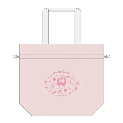 プリティーシリーズ ポリ巾着トートバッグ