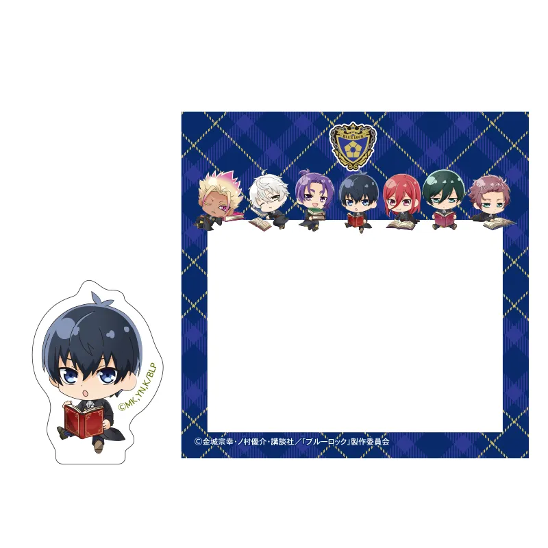 クリップアクリルスタンド(メモ付) BLUE LOCK ACADEMYデフォルメ (潔 世一)