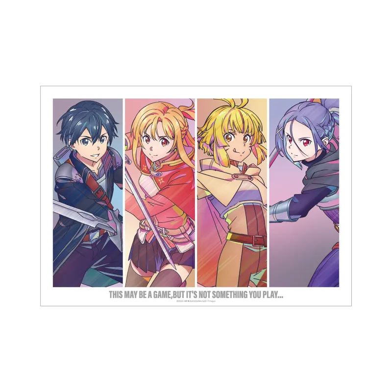集合 Ani-Art clear label A3マット加工ポスター