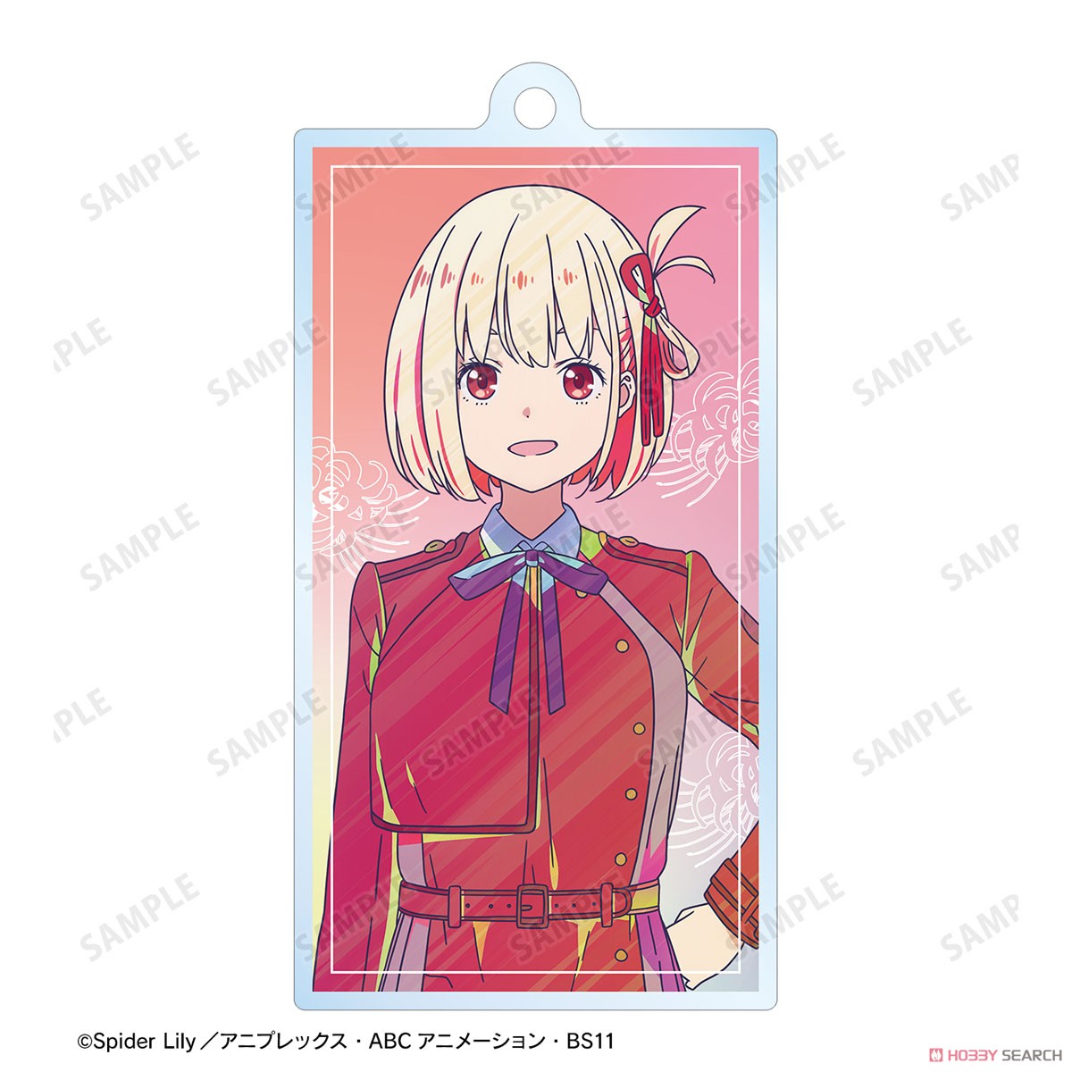 錦木千束 Ani-Art clear label 2連ワイヤーアクリルキーホルダー 3