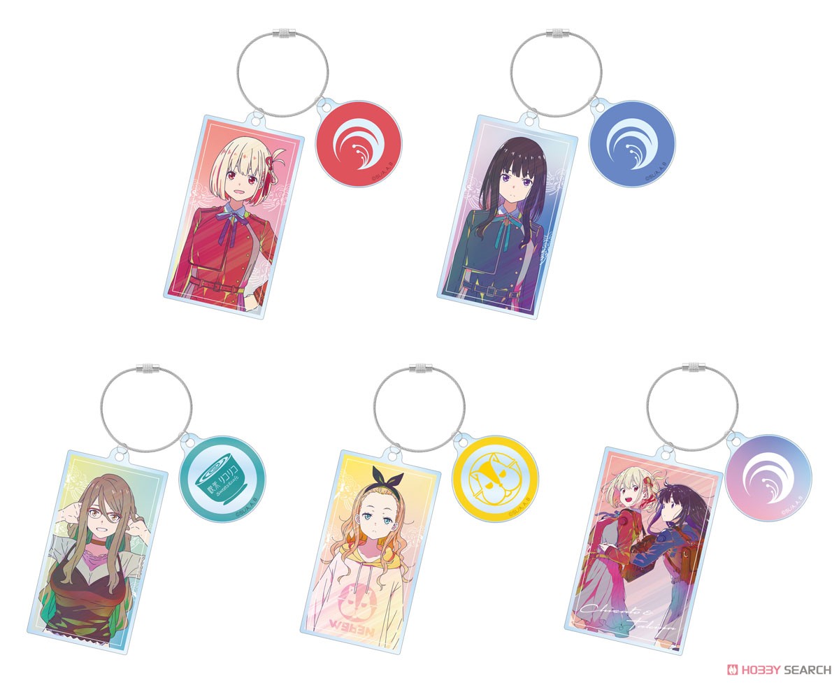 井ノ上たきな Ani-Art clear label 2連ワイヤーアクリルキーホルダー 5