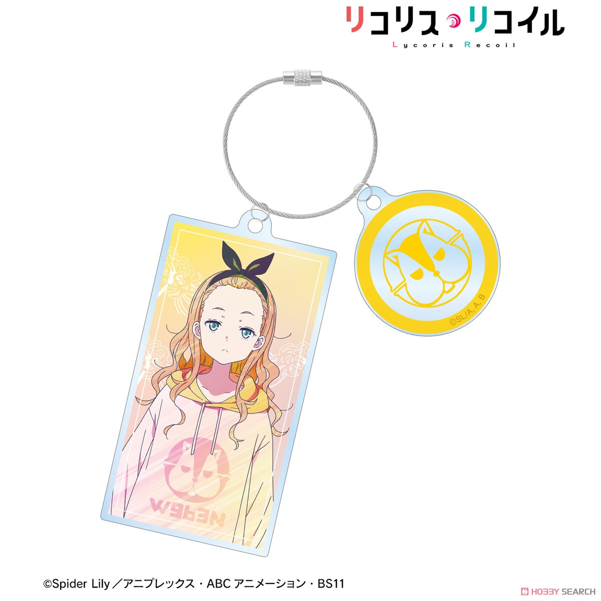 クルミ Ani-Art clear label 2連ワイヤーアクリルキーホルダー 2