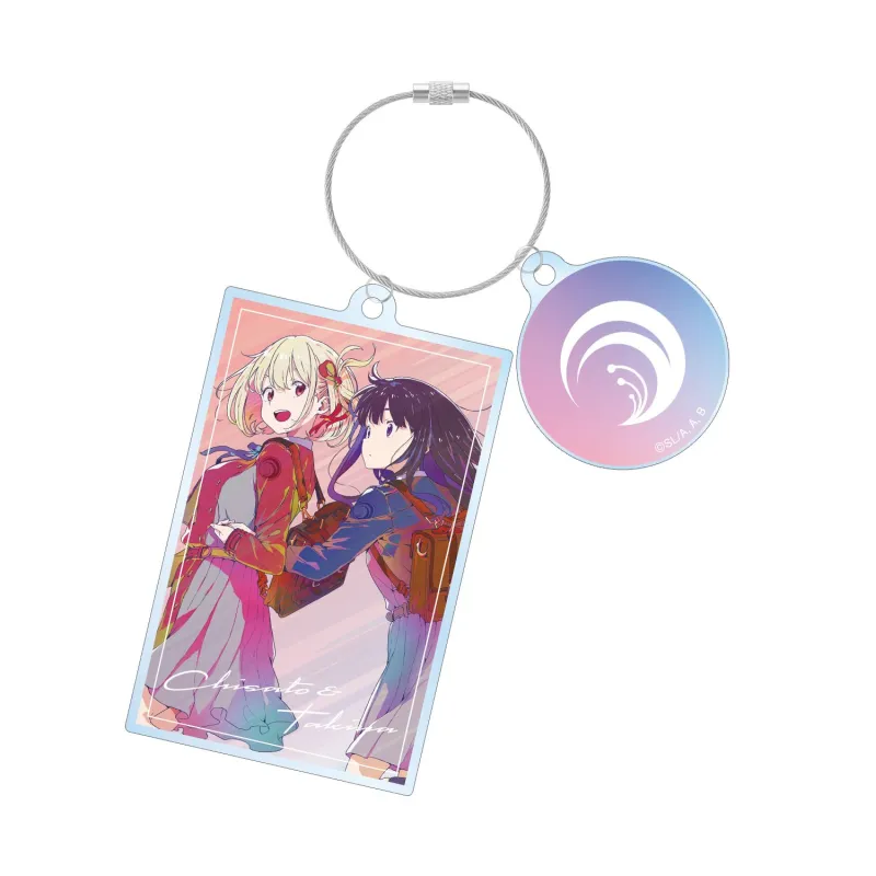 錦木千束＆井ノ上たきな Ani-Art clear label 2連ワイヤーアクリルキーホルダー