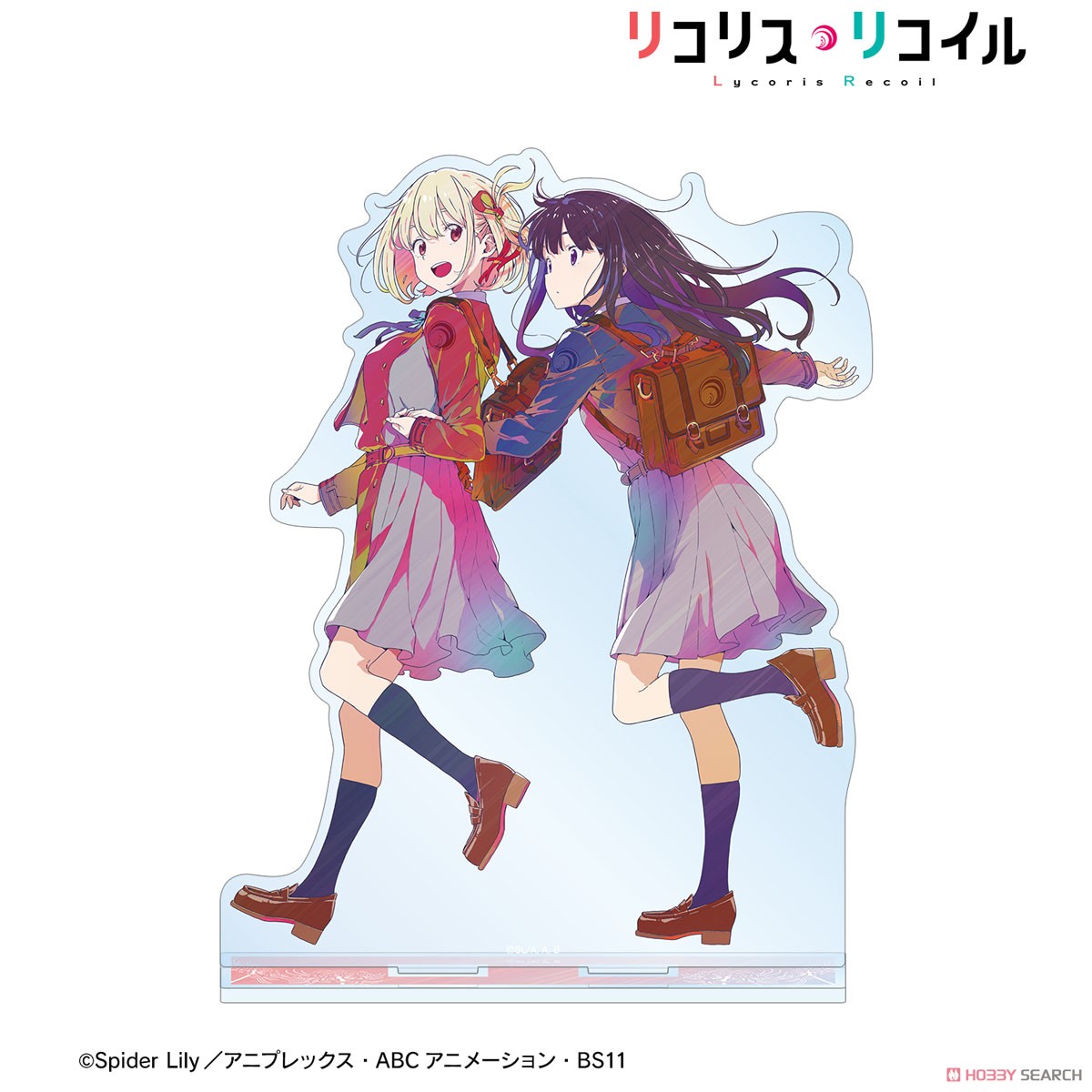 錦木千束＆井ノ上たきな Ani-Art clear label BIGアクリルスタンド 2