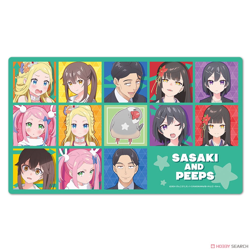 佐々木とピーちゃん キャラクターラバーマット 2