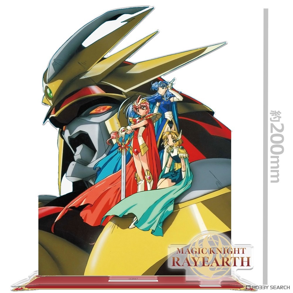 BIGアクリルキャラスタンド 合体魔神レイアース 光&海&風 3