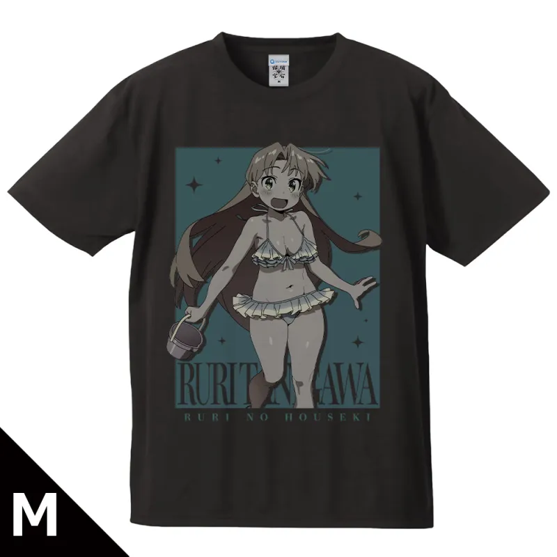 瑠璃の宝石 Tシャツ 谷川 瑠璃 水着ver. Mサイズ【描き下ろし】