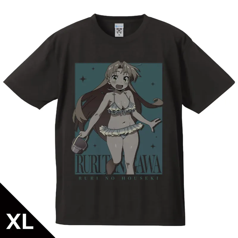 瑠璃の宝石　Tシャツ 谷川 瑠璃 水着ver. XLサイズ【描き下ろし】