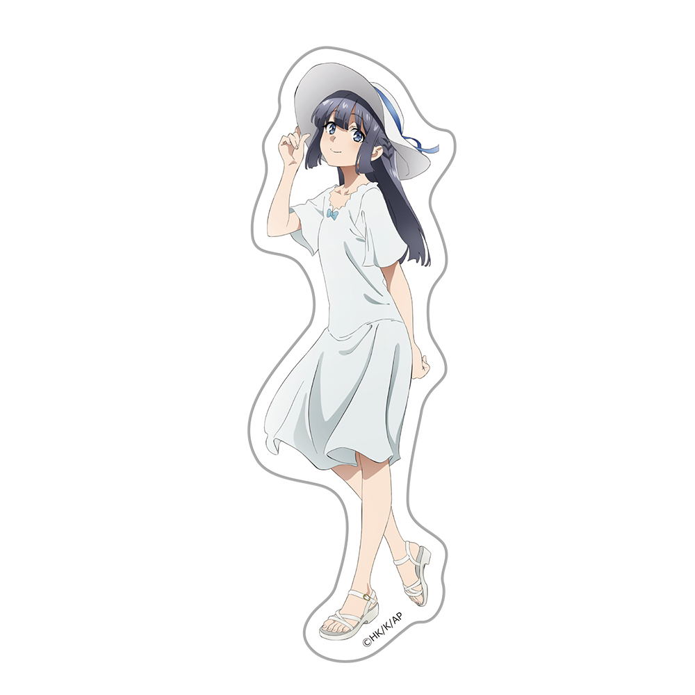 青春ブタ野郎はサンタクロースの夢を見ない ダイカットステッカー 牧之原翔子 2