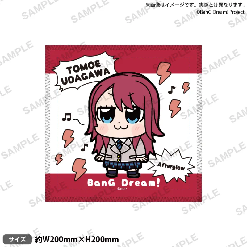 大川ぶくぶ×BanG Dream! ハンドタオル リバイバル！ 宇田川 巴