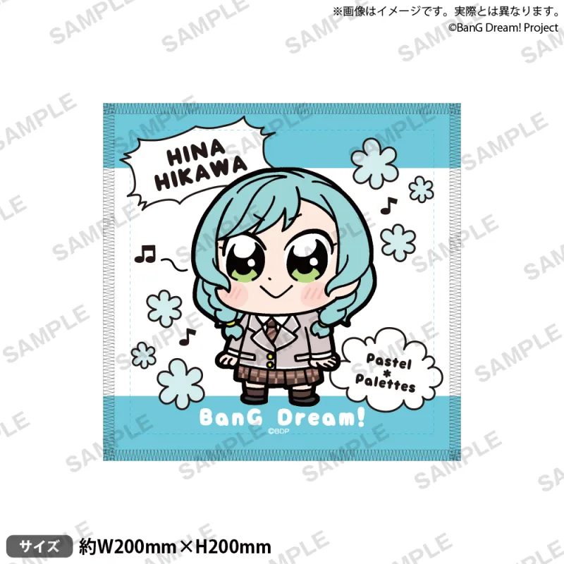 大川ぶくぶ×BanG Dream! ハンドタオル リバイバル！ 氷川 日菜
