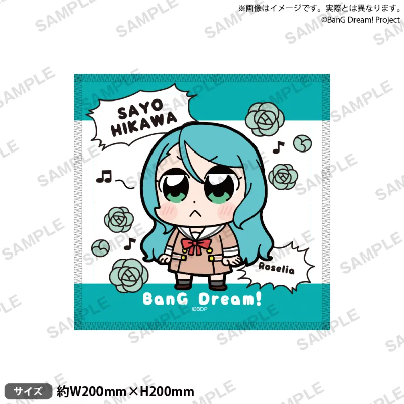 大川ぶくぶ×BanG Dream! ハンドタオル リバイバル！ 氷川 紗夜
