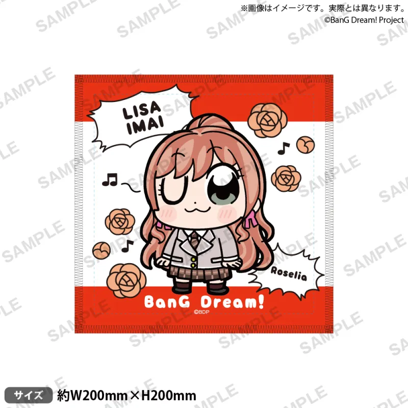 大川ぶくぶ×BanG Dream! ハンドタオル リバイバル！ 今井 リサ