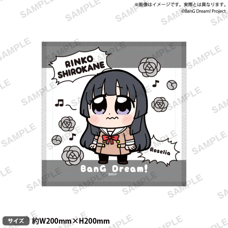 大川ぶくぶ×BanG Dream! ハンドタオル リバイバル！ 白金 燐子