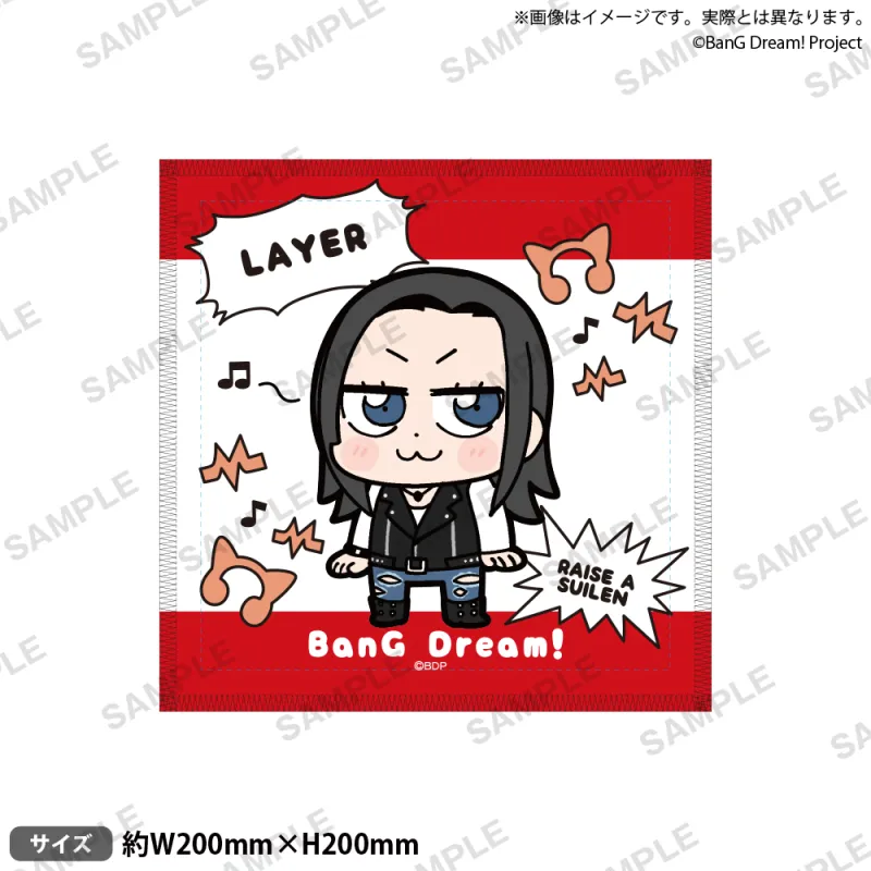 大川ぶくぶ×BanG Dream! ハンドタオル リバイバル！ レイヤ