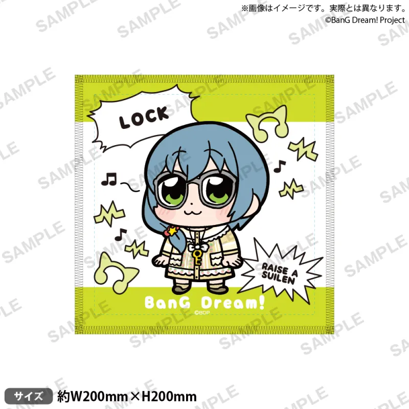 大川ぶくぶ×BanG Dream! ハンドタオル リバイバル！ ロック