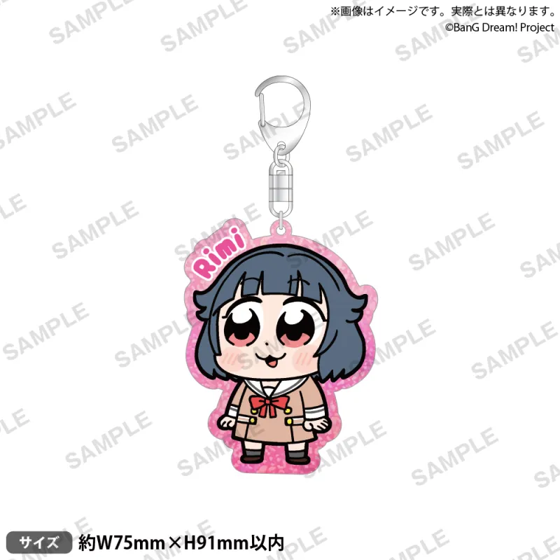 大川ぶくぶ×BanG Dream! アクリルキーホルダー リバイバル！ 牛込 りみ