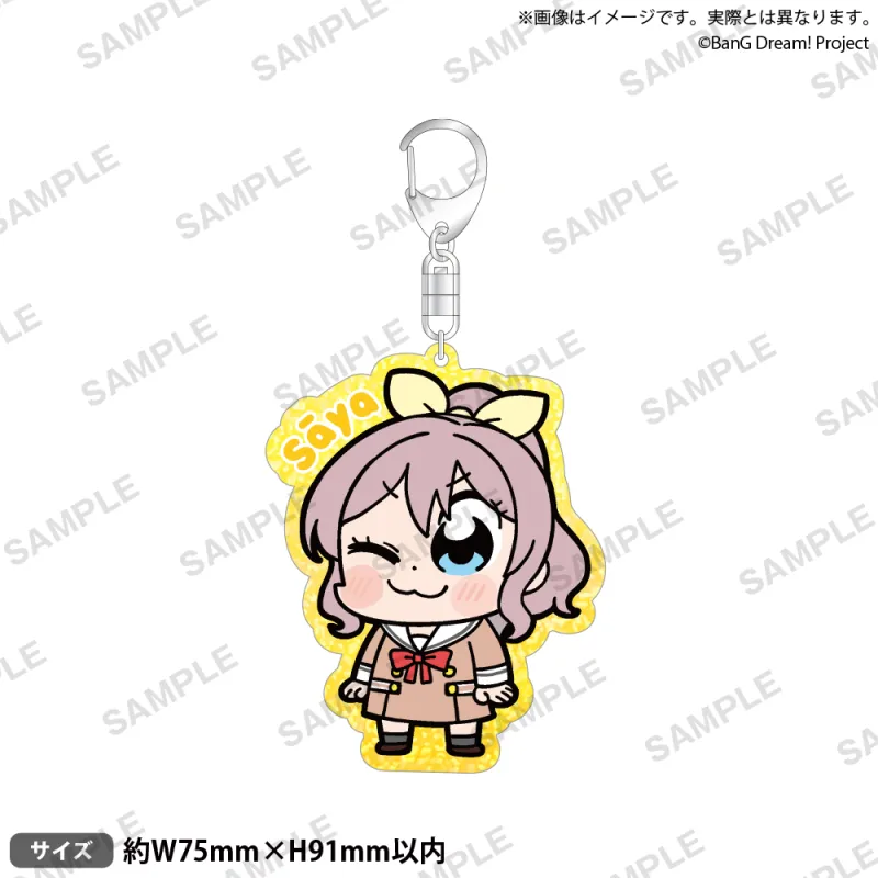 大川ぶくぶ×BanG Dream! アクリルキーホルダー リバイバル！ 山吹 沙綾