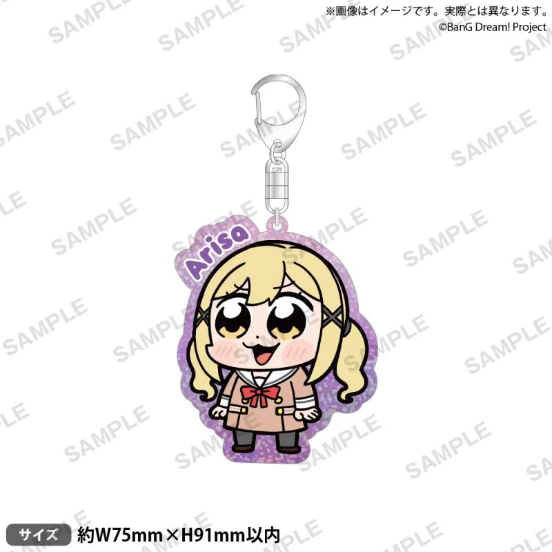 大川ぶくぶ×BanG Dream! アクリルキーホルダー リバイバル！ 市ヶ谷 有咲