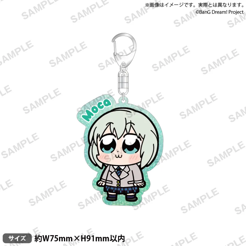 大川ぶくぶ×BanG Dream! アクリルキーホルダー リバイバル！ 青葉 モカ