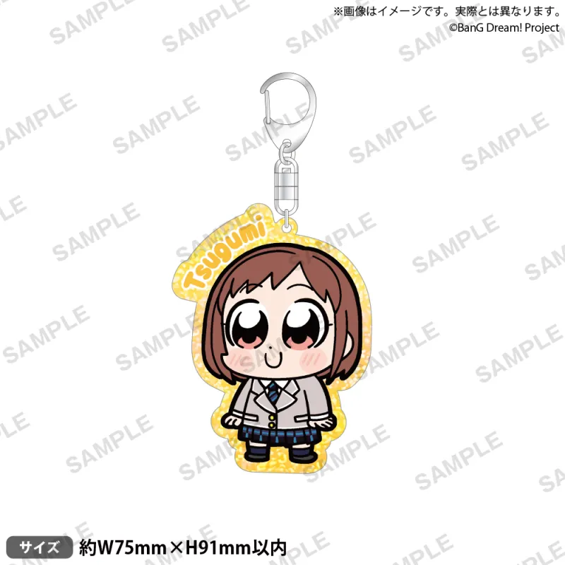 大川ぶくぶ×BanG Dream! アクリルキーホルダー リバイバル！ 羽沢 つぐみ