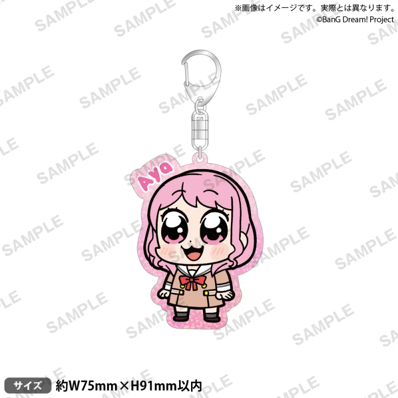 大川ぶくぶ×BanG Dream! アクリルキーホルダー リバイバル！ 丸山 彩