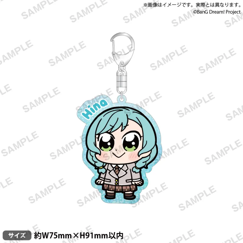 大川ぶくぶ×BanG Dream! アクリルキーホルダー リバイバル！ 氷川 日菜