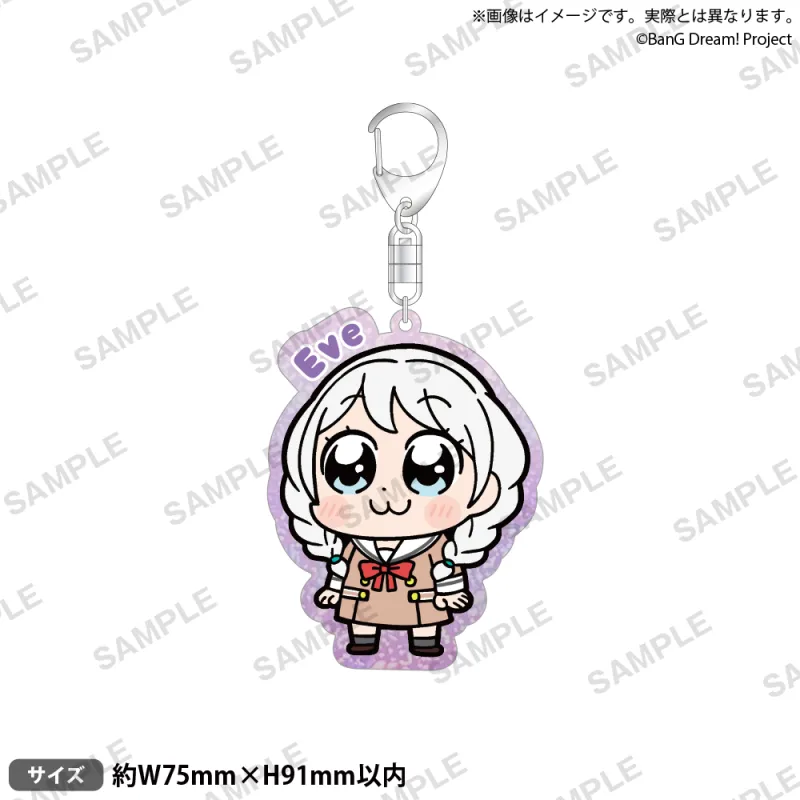 大川ぶくぶ×BanG Dream! アクリルキーホルダー リバイバル！ 若宮 イヴ