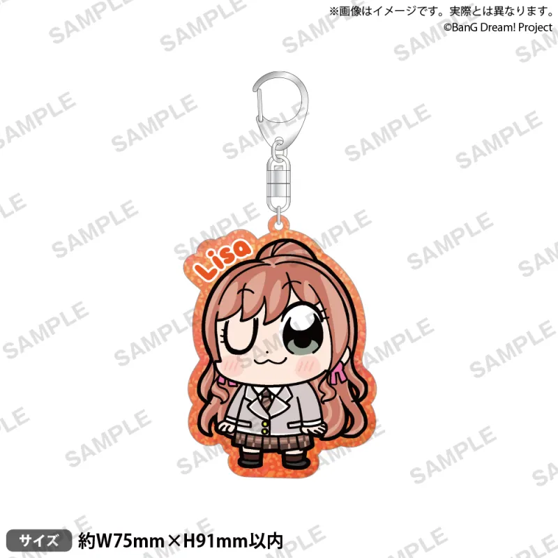 大川ぶくぶ×BanG Dream! アクリルキーホルダー リバイバル！ 今井 リサ