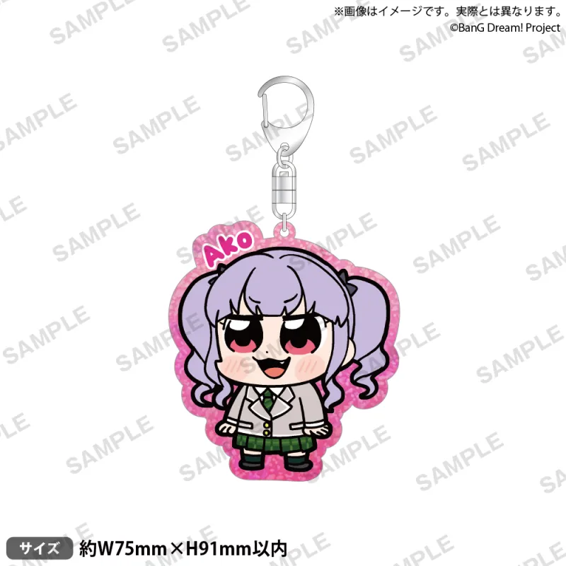 大川ぶくぶ×BanG Dream! アクリルキーホルダー リバイバル！ 宇田川 あこ