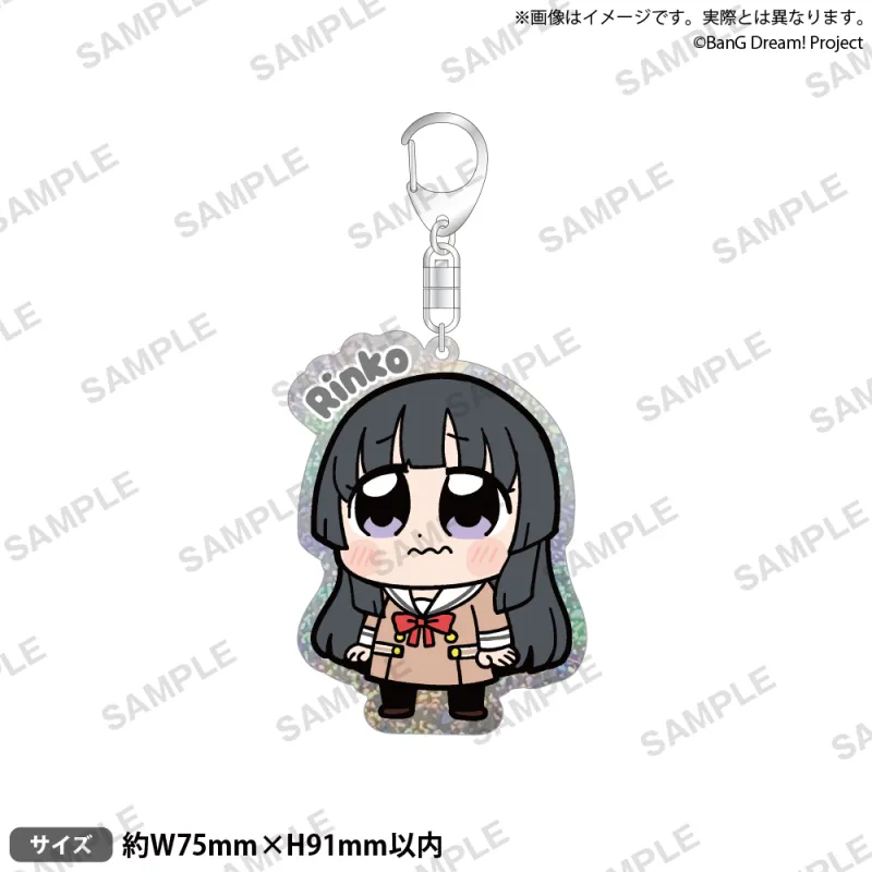 大川ぶくぶ×BanG Dream! アクリルキーホルダー リバイバル！ 白金 燐子
