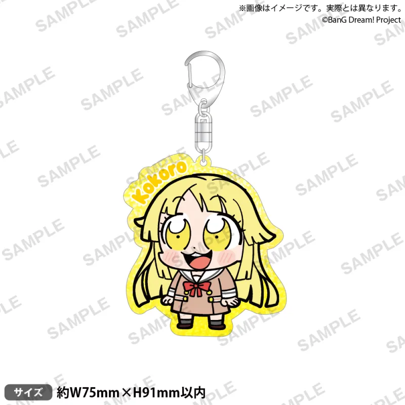大川ぶくぶ×BanG Dream! アクリルキーホルダー リバイバル！ 弦巻 こころ