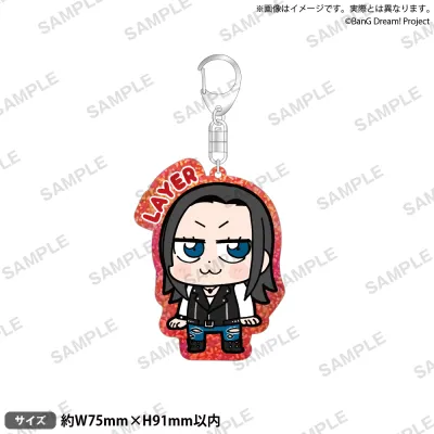 大川ぶくぶ×BanG Dream! アクリルキーホルダー リバイバル! レイヤ