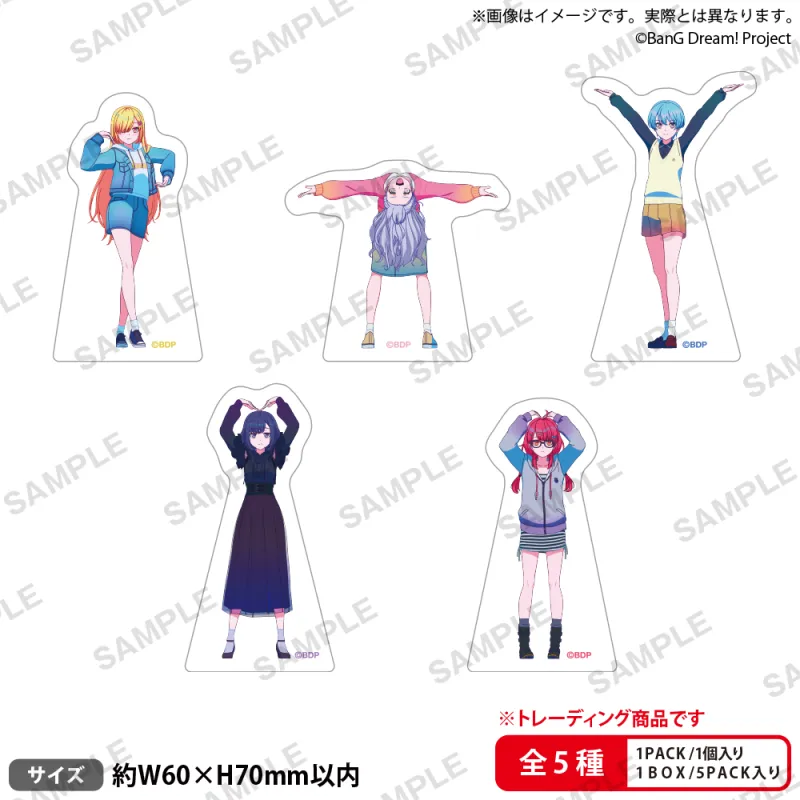 BanG Dream! YUME∞MITA トレーディングアクリルクリップ【BOX】