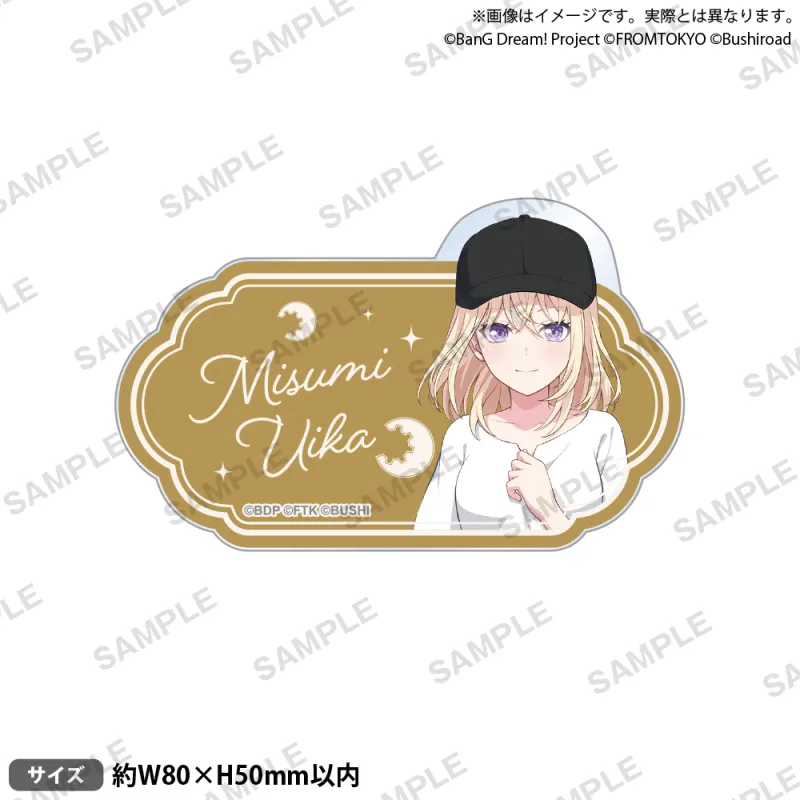 BanG Dream! Our Notes お名前アクリルバッジ 私服ver. 三角 初華